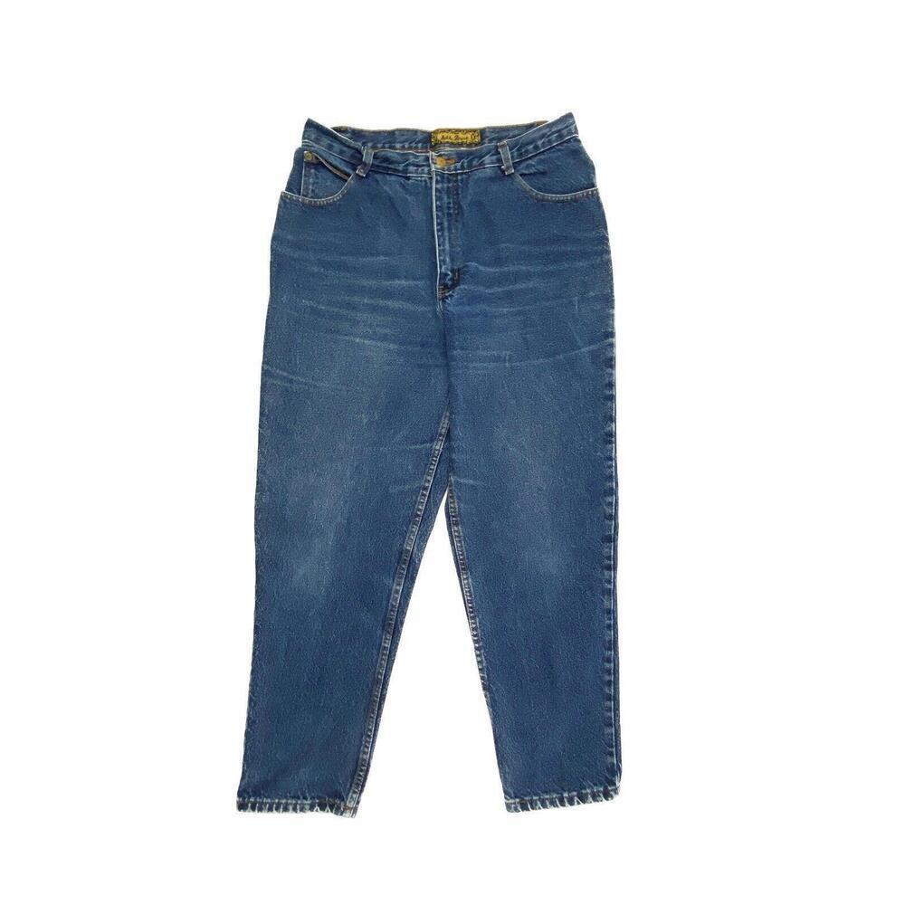 Ashley Stewart Vintage Straight Women's size 12 Dark Wash Blue Denim Jeans